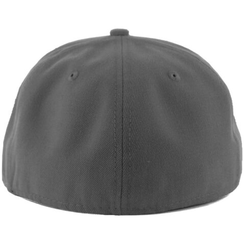 New Era Blanks 59FIFTY Plain Blank Fitted Hat Graphite Tonal