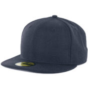 New Era Blanks 59FIFTY Plain Blank Fitted Hat Dark Navy Tonal