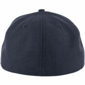New Era Blanks 59FIFTY Plain Blank Fitted Hat Dark Navy Tonal- Back