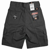 Dickies 11" Regular Fit Black Cargo Short- Back