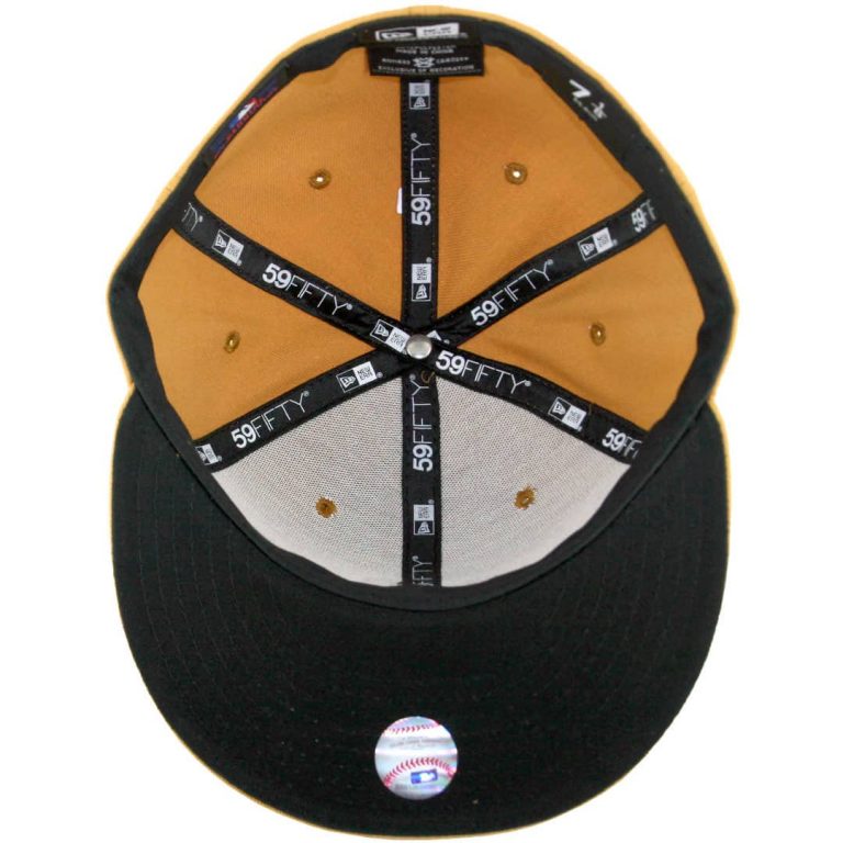 New Era 5950 San Diego Padres Panama Fitted Hat- Inside New Era 5950 San Diego Padres Panama Fitted Hat- Inside