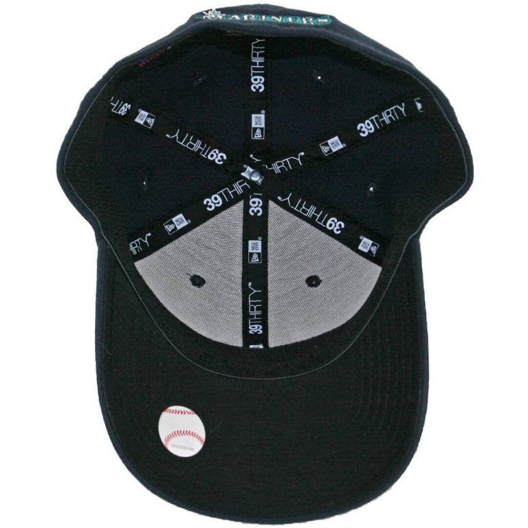 New Era 3930 Seattle Mariners Team Classic Stretch Fit Hat, Navy- Inside New Era 3930 Seattle Mariners Team Classic Stretch Fit Hat, Navy- Inside