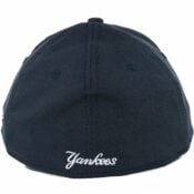 New Era 3930 New York Yankees Team Classic Stretch Fit Hat, Navy- Back