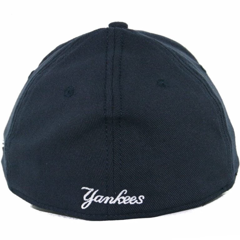 New Era 3930 New York Yankees Team Classic Stretch Fit Hat, Navy- Back New Era 3930 New York Yankees Team Classic Stretch Fit Hat, Navy- Back