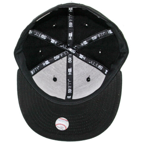 New Era 59Fifty San Diego Padres Cooperstown Friar Fitted Hat Black White
