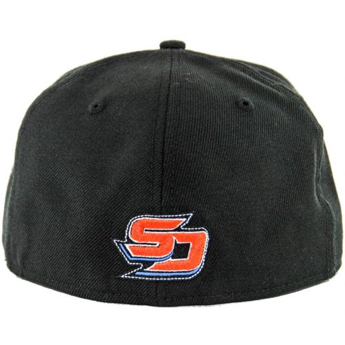 New Era 5950 San Diego Gulls Fitted Hat, Black- Front
