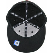 New Era 5950 San Diego State Aztecs Fitted Hat, Black- Inside