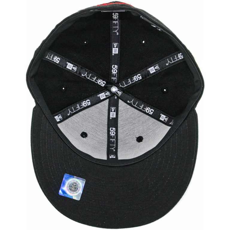 New Era 5950 San Diego State Aztecs Fitted Hat, Black- Inside New Era 5950 San Diego State Aztecs Fitted Hat, Black- Inside