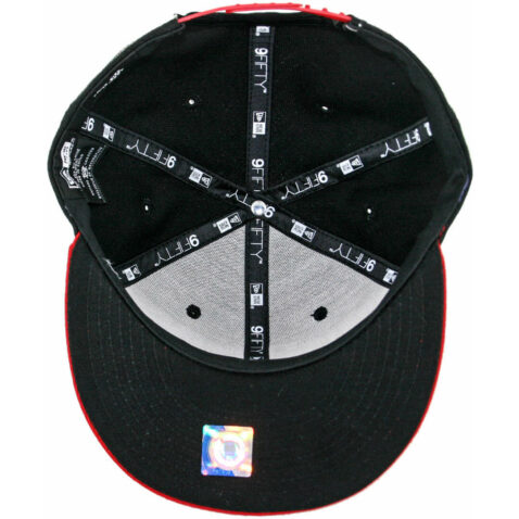 New Era 9Fifty San Diego State Aztecs Snapback Hat, Black/Scarlet