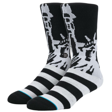 Stance Beast Coast Socks, White