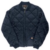 Dickies 61242 Diamond Nylon Jacket, Dark Navy- Front