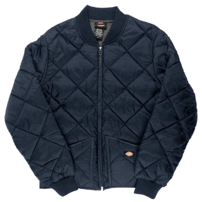Dickies 61242 Diamond Nylon Jacket, Dark Navy- Front