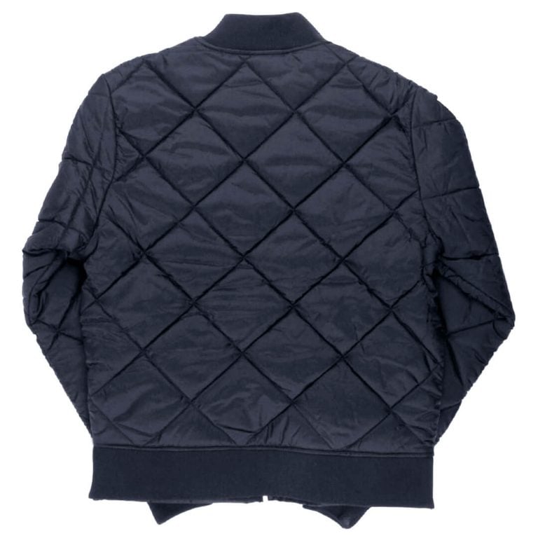 Dickies 61242 Diamond Nylon Jacket, Dark Navy- Back Dickies 61242 Diamond Nylon Jacket, Dark Navy- Back