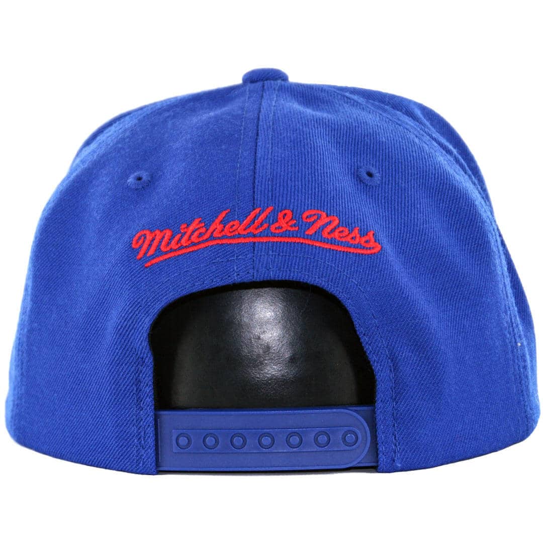 Mitchell & Ness Los Angeles Clippers Current Wool Solid Snapback Hat, Royal Blue Mitchell & Ness Los Angeles Clippers Current Wool Solid Snapback Hat, Royal Blue - Image 2