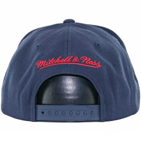 Mitchell & Ness New York Red Bulls Team Solid Snapback Hat, Dark Navy