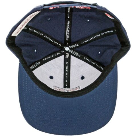 Mitchell & Ness New York Red Bulls Team Solid Snapback Hat, Dark Navy