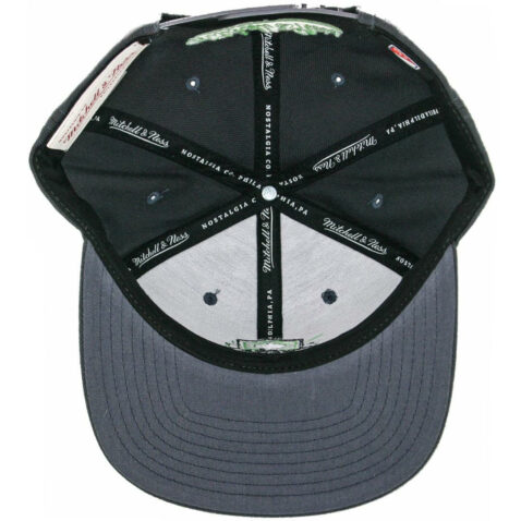 Mitchell & Ness Seattle Sounders FC Team Solid Snapback Hat, Charcoal - Image 3