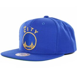 Mitchell & Ness Golden State Warriors Wool Solid 2 Snapback Hat, Royal Blue