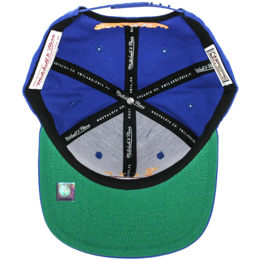Mitchell & Ness Golden State Warriors Wool Solid 2 Snapback Hat, Royal Blue Mitchell & Ness Golden State Warriors Wool Solid 2 Snapback Hat, Royal Blue - Image 3