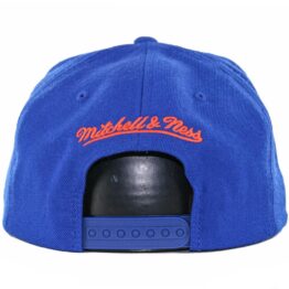 Mitchell & Ness New York Knicks Wool Solid Snapback Hat, Royal Blue