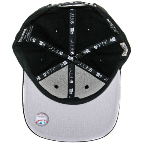 New Era 9Fifty San Diego Padres Cooperstown Black Graphite Snapback Hat, Black