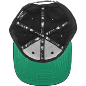 New Era Blanks 9Fifty Plain Blank Snapback Hat, Black- Inside