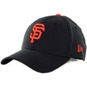 New Era 3930 San Francisco Giants Team Classic Stretch Fit Hat, Black