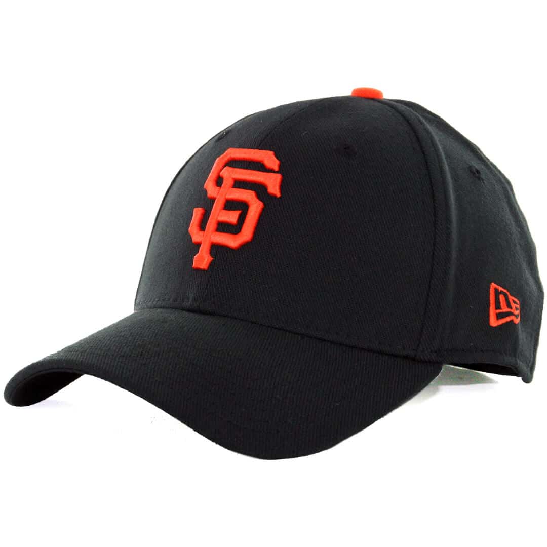 New Era 39Thirty San Francisco Giants Team Stretch Hat, Black - Billion Creation