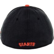 New Era 3930 San Francisco Giants Team Classic Stretch Fit Hat, Black-Back