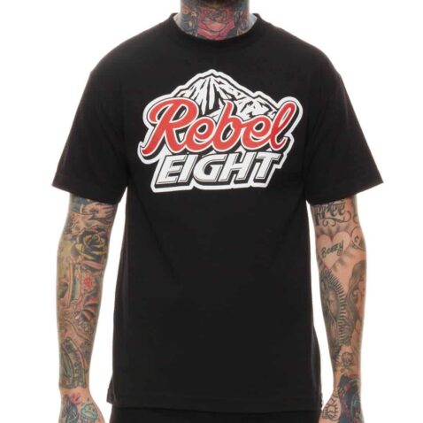 REBEL8 Tap The Rockies T-Shirt, Black