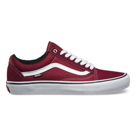 Vans Old Skool Pro Shoe, Port/White
