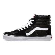 Vans Sk8-Hi Shoe, Black/Black/White-Side 2