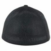 Flexfit Blanks Trucker Hat, Black-Back