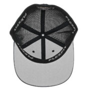 Flexfit Blanks Trucker Hat, Black-Inside