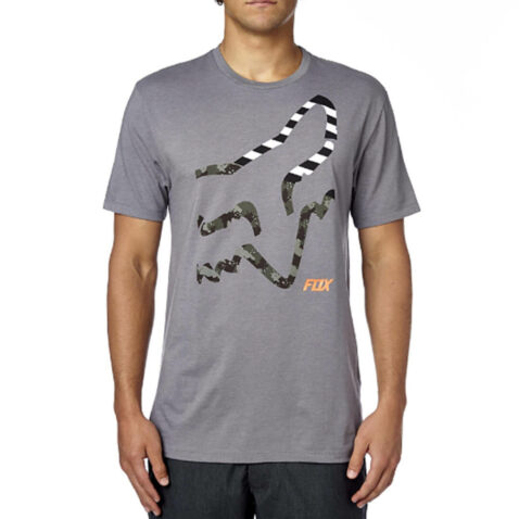 FOX Smash Up Premium T-Shirt, Heather Graphite