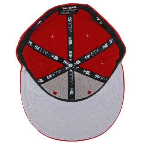 New Era 59Fifty San Diego Padres 2 Tone Basic Fitted Hat Red White-Black