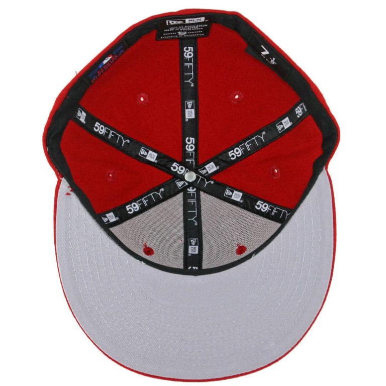 New Era 5950 San Diego Padres 2 Tone Basic Fitted Hat, Red, White-Black-Inside New Era 5950 San Diego Padres 2 Tone Basic Fitted Hat, Red, White-Black-Inside