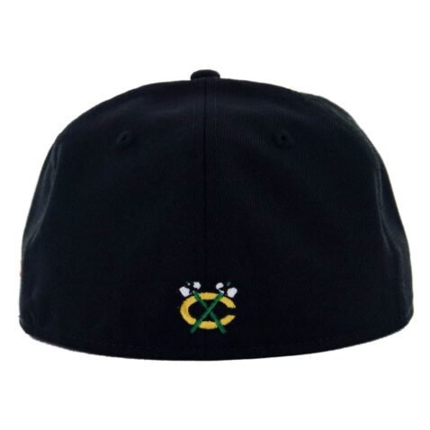 New Era 59Fifty Chicago Blackhawks Fitted Hat, Black