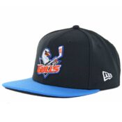 New Era 9Fifty San Diego Gulls Snapback Hat, Black/Blue