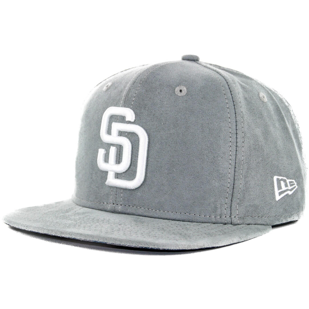New Era x Billion Creation 9Fifty San Diego Padres Floral Suede Snapback Hat, Graphite New Era x Billion Creation 9Fifty San Diego Padres Floral Suede Snapback Hat, Graphite