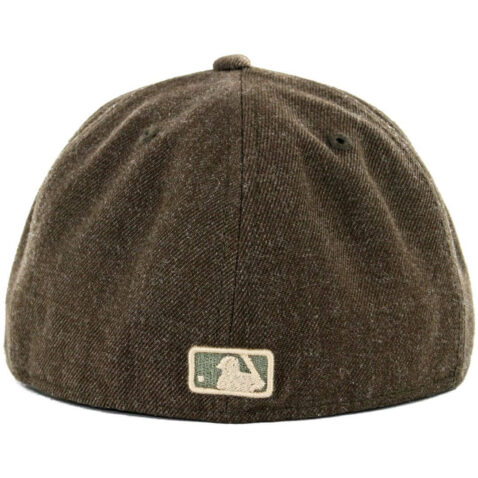 New Era x Billion Creation 59Fifty San Diego Padres Heather Fitted Hat, Heather Brown