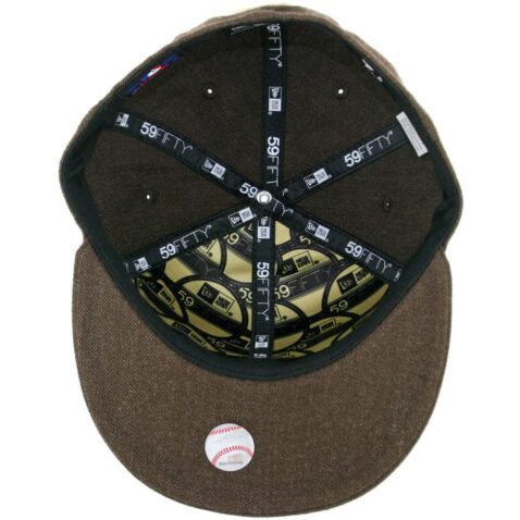 New Era x Billion Creation 59Fifty San Diego Padres Heather Fitted Hat, Heather Brown