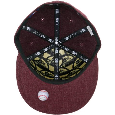 New Era x Billion Creation 59Fifty San Diego Padres Heather Fitted Hat, Heather Maroon