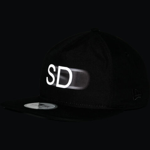 New Era x Billion Creation 9Fifty San Diego 3M Blur Golfer Snapback Hat, Black