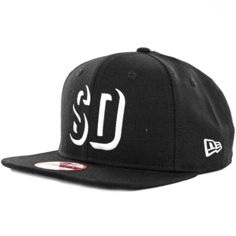 New Era x Billion Creation 9Fifty San Diego Shadow 1904 Snapback Hat, Black