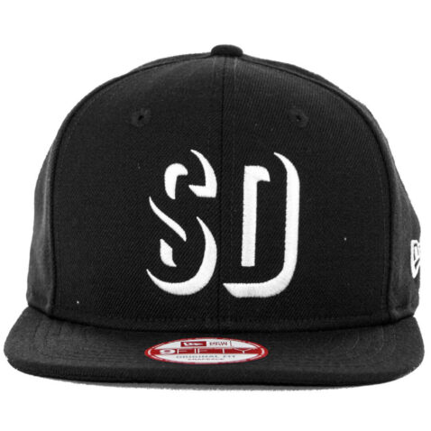 New Era x Billion Creation 9Fifty San Diego Shadow 1904 Snapback Hat, Black