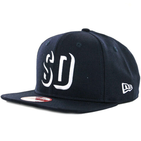 New Era x Billion Creation 9Fifty San Diego Shadow 1904 Snapback Hat, Navy