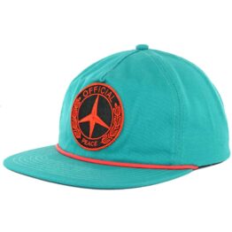Official Peacedes Snapback Hat, Mint