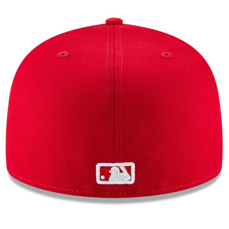 Yankees fitted hat back scarlet Yankees fitted hat back scarlet