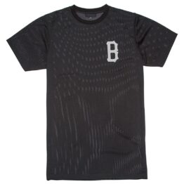 Black Scale B Logo T-Shirt, Black